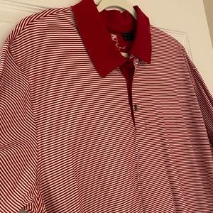 Fila L’Arte Nello Golf Polo Red White XX Large
